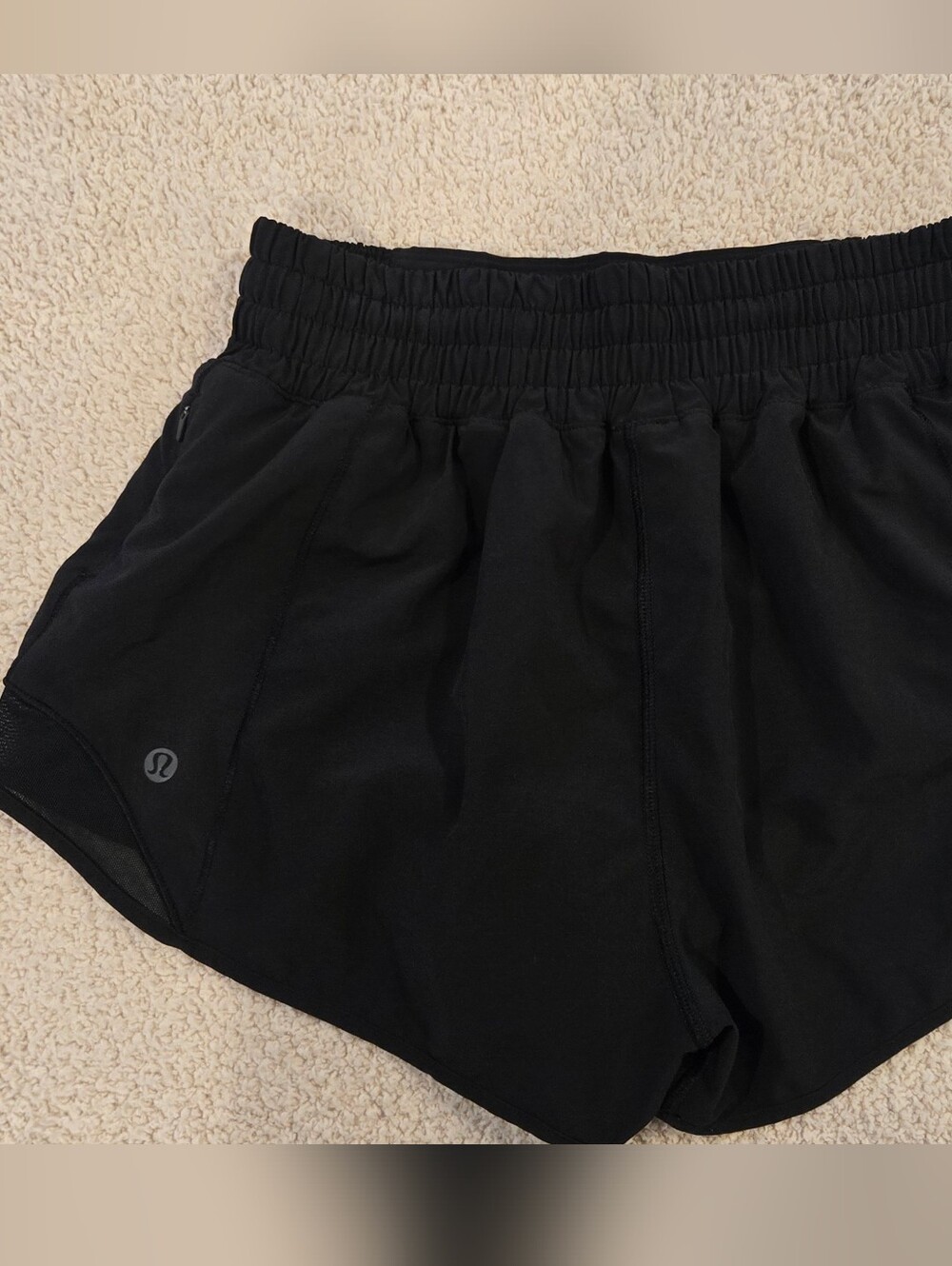 Lululemon Hotty Hot High Rise Shorts Black Alabama Crimson Tide Size 4 - Picture 3 of 5